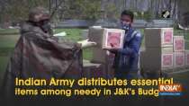 Indian Army distributes essential items among needy in J-K