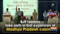 BJP leaders take oath in first expansion of Madhya Pradesh cabinet
