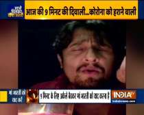 Sonu Nigam croons song in supoort of PM Modi’s 9-min candle plan