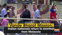 Vande Bharat Mission: Indian nationals return to Amritsar from Malaysia