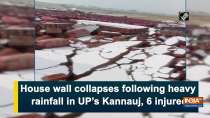 House wall collapses following heavy rainfall in UP