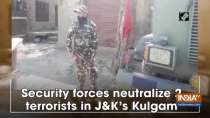 Security forces neutralize 2 terrorists in JandK