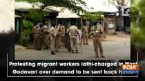 Protesting migrant workers lathi-charged in West Godavari