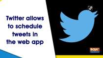 Twitter allows to schedule tweets in the web app