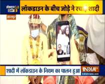Kanpur: Couple gets married while following social distancing norms