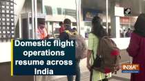 Domestic flight operations resume across India