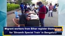 Migrant workers from Bihar register themselves for 