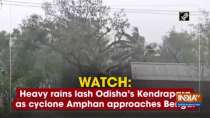 Watch: Heavy rains lash Odisha
