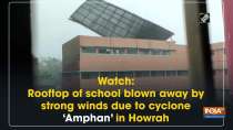 Watch: Rooftop of school blown away by strong winds due to cyclone 