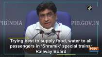 Trying best to supply food, water to all passengers in 