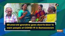 65-year-old grandma goes door-to-door to warn people of COVID-19 in Rameswaram