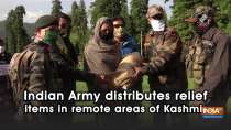 Indian Army distributes relief items in remote areas of Kashmir
