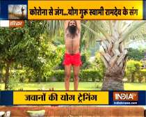 Swami Ramdev shares pranayam that Indian soldiers should do everyday