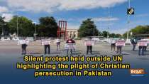 Silent protest held outside UN highlighting the plight of Christian persecution in Pakistan