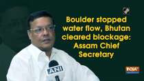Boulder stopped water flow, Bhutan cleared blockage: Assam Chief Secretary