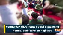 Former UP MLA flouts social distancing norms, cuts cake on highway