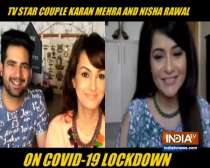 TV couple Karan Mehra, Nisha Rawal open up on their lockdown days