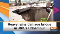 Heavy rains damage bridge in JandK