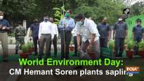 World Environment Day: CM Hemant Soren plants sapling