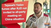 Tejaswhi Yadav fumes after RJD not invited to all-party meeting on China situation