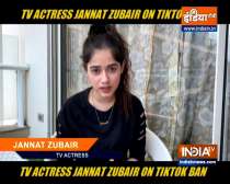 TikTok star Jannat Zubair reacts to ban of chinese app