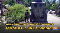 Army launches operation against terrorists in J-K