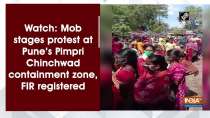 Watch: Mob stages protest at Pune