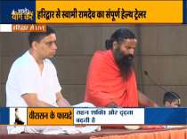 Swami Ramdev performs Yoga in Haridwar on International Yoga Day