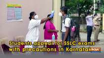 Students appear for SSLC exams with precautions in Karnataka