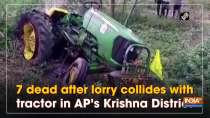 7 dead after lorry collides with tractor in AP