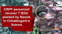 CRPF personnel recover 7 IEDs planted by Naxals in Chhattisgarh