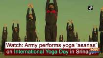 Watch: Army performs yoga 