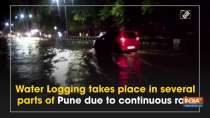 Water Logging takes place in several parts of Pune due to continuous rain