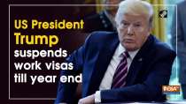 US President Trump suspends work visas till year end