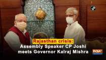 Rajasthan crisis: Assembly Speaker CP Joshi meets Governor Kalraj Mishra