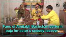Fans of Amitabh Bachchan perform puja for actor