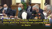 Rajnath Singh holds delegation level talks with his Indonesian counterpart in Delhi