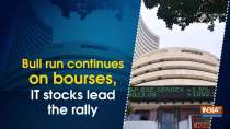 Bull run continues on bourses, IT stocks lead the rally