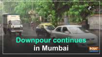 Downpour continues in Mumbai