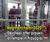 Nag Panchami 2020: Devotees offer prayers at temple in Prayagraj