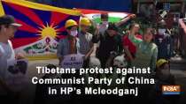 Tibetans protest against Communist Party of China in HP