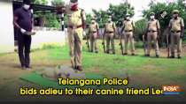 Telangana Police bids adieu to their canine friend Leo