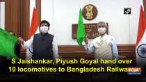 S Jaishankar, Piyush Goyal hand over 10 locomotives to Bangladesh Railways