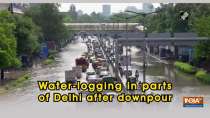 Water-logging in parts of Delhi after downpour