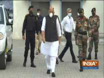 Defence Minister Rajnath Singh leaves for Leh on a two-day visit to Ladakh and Jammu & Kashmir