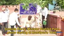 Sankalp Parva: Minister Prahlad Patel plants sapling at Humayun