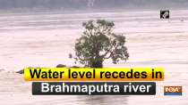 Water level recedes in Brahmaputra river