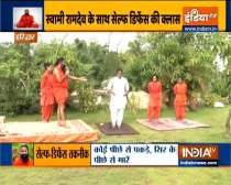 Swami Ramdev shares martial arts tricks for women