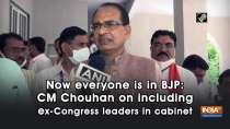 Now everyone is in BJP: CM Chouhan on including ex-Congress leaders in cabinet