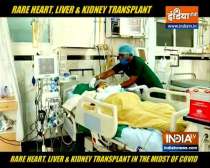 Rare heart, liver and kidney transplant carried out in Gujarat amid Covid-19